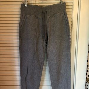 Heather gray Lululemon jogger sweatpants